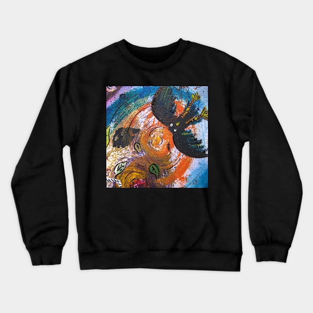 Caught Out On A Windy Day Section 3 Crewneck Sweatshirt by Heatherian